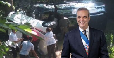 Choque involucra vehículo de la escolta presidencial y deja varios heridos en tramo Sosúa