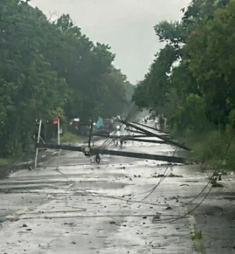Reportan ventarrón con daños materiales en comunidad de Sánchez Ramírez