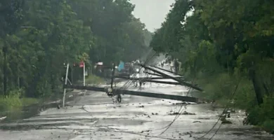 Reportan ventarrón con daños materiales en comunidad de Sánchez Ramírez