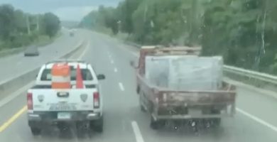 Chofer no se detiene y termina chocando vehículo de la DIGESETT