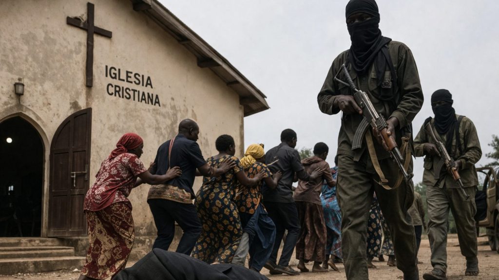 Ultiman a un pastor y secuestran a 40 feligreses en un ataque a una iglesia en Nigeria
