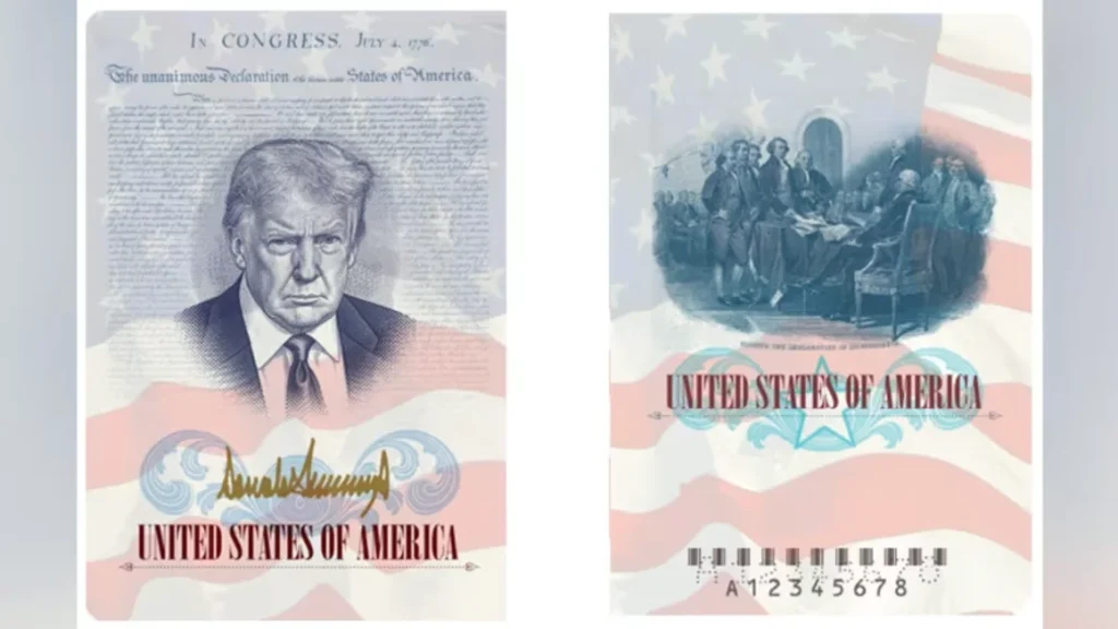 EE.UU. emitirá pasaportes con la imagen de Trump para conmemorar el 250º aniversario del país