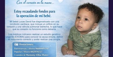Buscan donantes y apoyo económico para niño con afección cardíaca