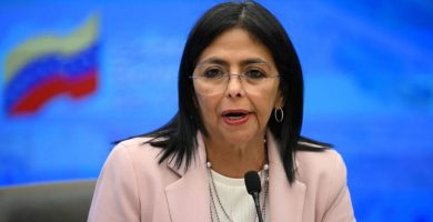 Delcy Rodríguez pide que cesen las sanciones extranjeras contra Venezuela
