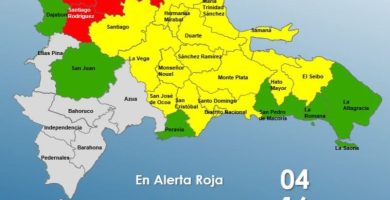 COE emite alertas por vaguada: cuatro provincias en roja, 15 y DN en amarilla