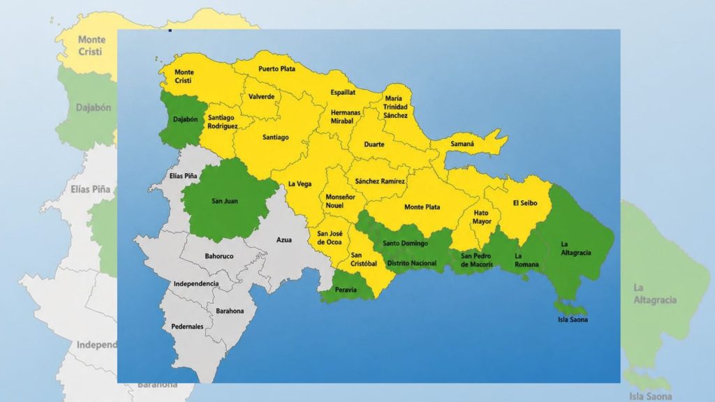18 provincias siguen alerta amarilla y siete en verde por incidencia de vaguada