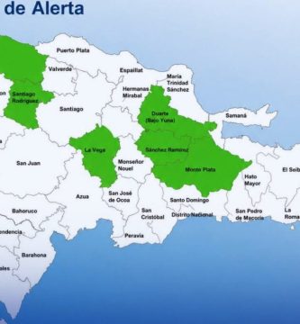 Mantienen seis provincias en alerta verde por sistema de alta presión en el país