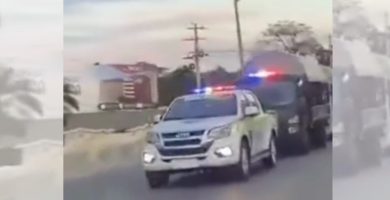 Despliegan fuerte operativo en San Juan previo a marcha contra minería