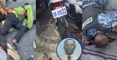 Muere agente policial en accidente de tránsito en Haina; hay dos heridos