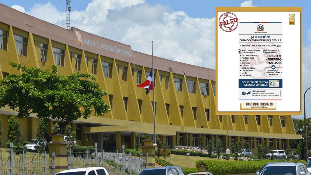 JCE desmiente información falsa sobre renovación de cédula en redes