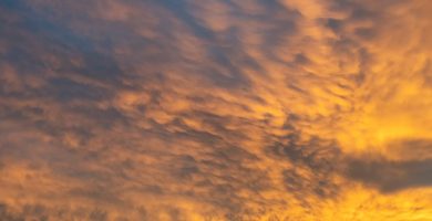 Ambiente caluroso con un cielo mayormente soleado y chubascos aislados en la tarde