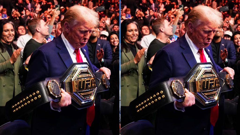 Trump presenta pelea de UFC en la Casa Blanca y dice que será gratis para el público