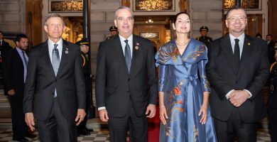 ¡Gala presidencial! Abinader participó en cena en honor a jefes de Estados ofrecida por homólogo de Costa Rica
