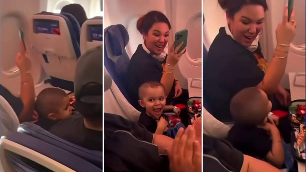 Niño de dos años supera cáncer agresivo y conmueve con celebración en avión