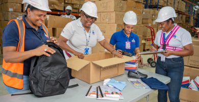 INABIE inicia entrega de útiles escolares para 1.8 millones de estudiantes del sector público