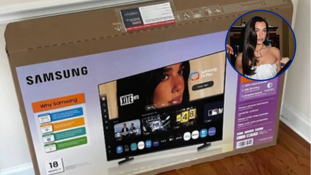 Por 15 millones de dólares, Dua Lipa demanda a Samsung por utilizar su imagen sin autorización en cajas de televisores
