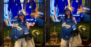 “Una italiana liceísta”: Laura Pausini sorprende con visita al equipo azul