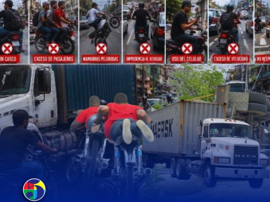 VIDEO: Motoristas y patanistas: la imprudencia sobre ruedas que desata caos y peligro en calles y avenidas de RD