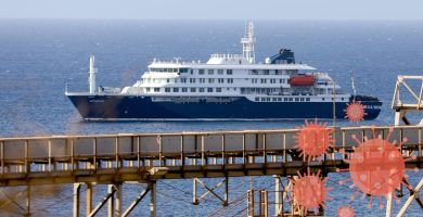 Francesa infectada con hantavirus en crucero permanece en estado grave