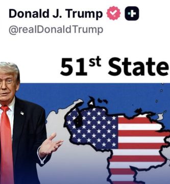 Trump comparte imagen de Venezuela como el estado 51 de Estados Unidos