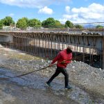 Avanza construcción del puente Los Hierros en Peravia
