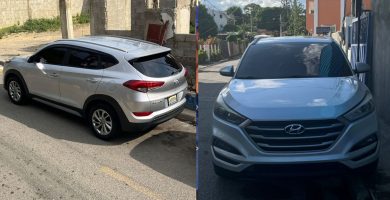 Desconocidos roban yipeta frente a residencia en Puñal, Santiago