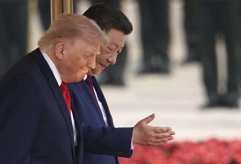 China da la bienvenida al presidente Trump durante su reunión con Xi Jinping
