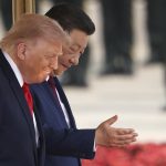 China da la bienvenida al presidente Trump durante su reunión con Xi Jinping