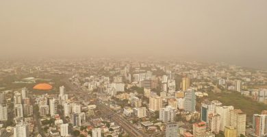 ¡El polvo llegó a RD! Nube sahariana aumentará procesos alérgicos; durará hasta el domingo