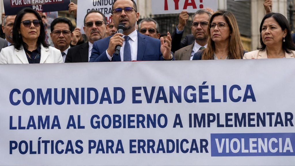 Comunidad evangélica llama al Gobierno a implementar políticas para erradicar violencia