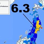 Un fuerte terremoto de magnitud 6,3 sacude el noreste de Japón