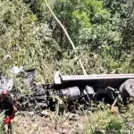 Dos aparatosos accidentes en un día dejan muertos y heridos en el tramo Jarabacoa-La Vega