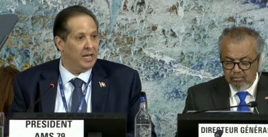 Ministro Víctor Atallah toma posesión como presidente de la Asamblea Mundial de la Salud