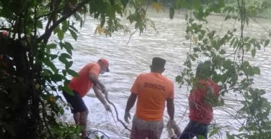 Recuperan cadáver arrastrado por aguas del río Yaque del Norte en Santiago