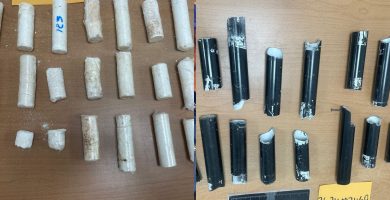 Detienen a ciudadana española con cocaína oculta en tubos de maletas en aeropuerto del Cibao