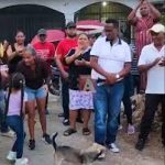 Moradores del sector Espínola de San Francisco protestan por el arreglo de calles y falta de agua potable 