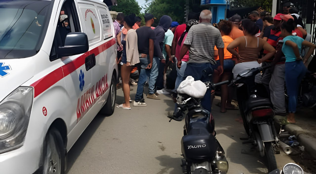 Aparatoso incidente resulta en saldo lamentable