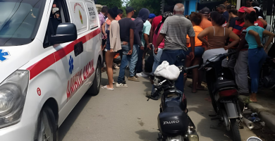 Aparatoso incidente resulta en saldo lamentable
