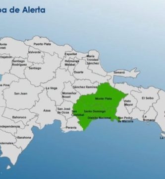 COE coloca tres provincias y el Distrito Nacional en alerta verde