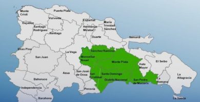 COE coloca seis provincias y el Distrito Nacional en alerta verde por vaguada