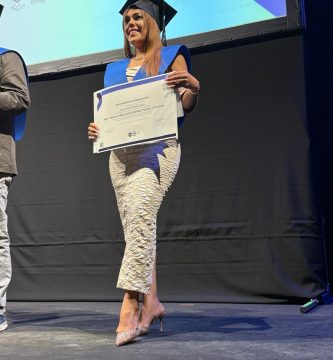 Mayerlin Rosario recibe maestría en Relaciones Públicas, Etiqueta y Protocolo en España