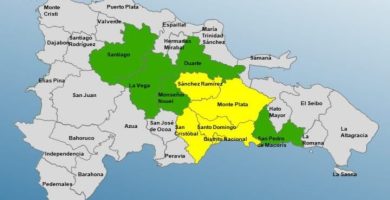 Vaguada provoca alertas en nueve provincias y el Distrito Nacional