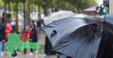 Onda tropical 5 y vaguada provocarán varios días de lluvias en República Dominicana