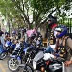 Motoconchistas respaldan operativo de fiscalización en paradas del Gran Santo Domingo