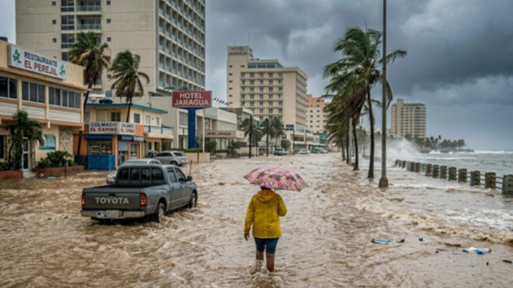 ¡Sombrilla en mano! Inundaciones aumentarán en las próximas horas en RD por efectos de onda y vaguada