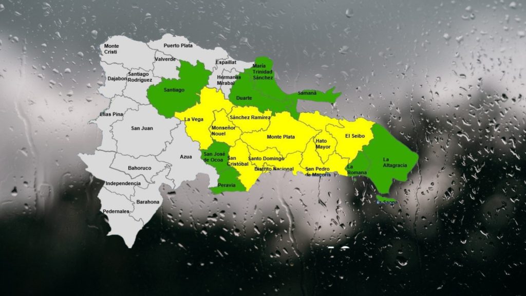 Aumentan a 10 las provincias en alerta amarilla y ocho en verde por onda tropical