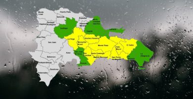Aumentan a 10 las provincias en alerta amarilla y ocho en verde por onda tropical