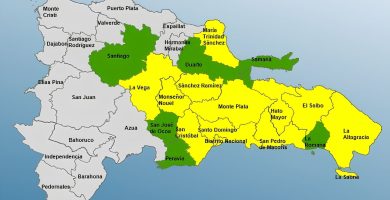 COE eleva a 12 las provincias en alerta amarilla por vaguada y onda tropical