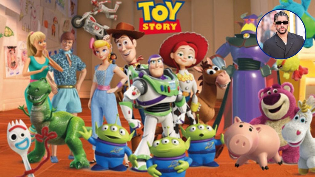 VIDEO: Bad Bunny será Pizza en «Toy Story 5»; aún no se revela cómo será la voz del artista