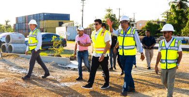 CAASD avanza trabajos en la avenida San Vicente de Paúl